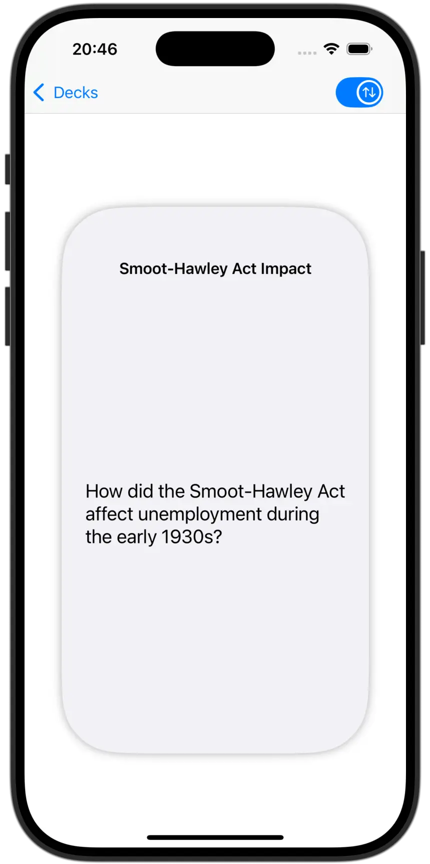 Back of the widget